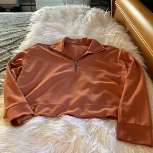 Athleta Sea soft 1/4  Zip Sweat shirt